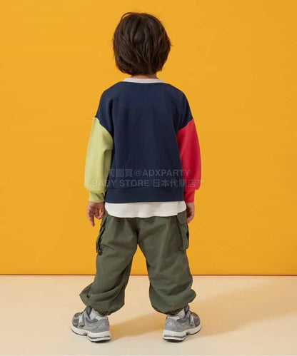 日本童裝 BREEZE 抓毛工裝長褲 90-150cm 男童款 冬季 PANTS