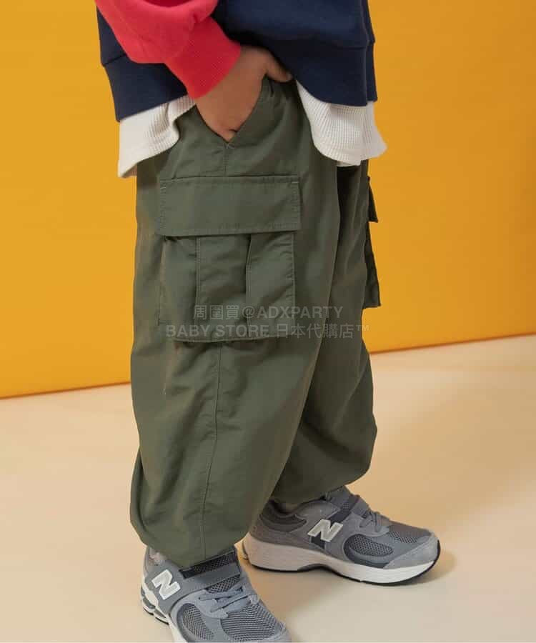 日本童裝 BREEZE 抓毛工裝長褲 90-150cm 男童款 冬季 PANTS