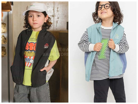 日本童裝 BREEZE 背心外套 90-160cm 男童款 夏季 OUTERWEAR