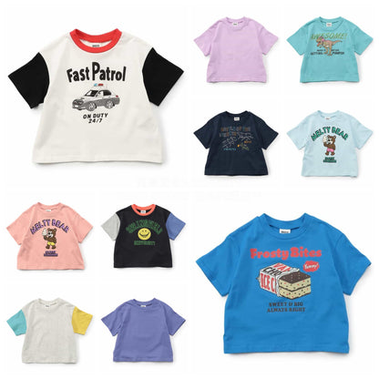 日本童裝 BREEZE 圖案印花上衣 90-150cm 男童款/女童款 夏季 TOPS