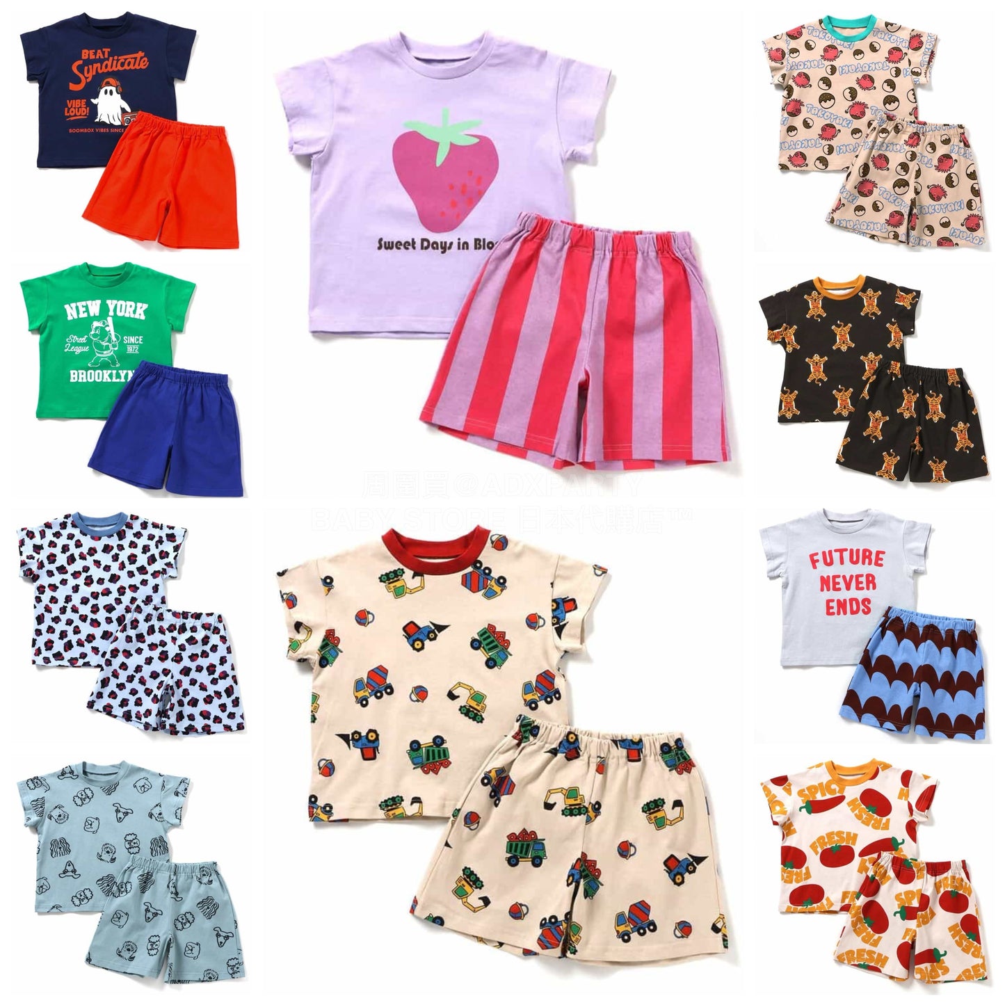 日本童裝 BREEZE 睡衣 90-160cm 男童款/女童款 夏季 睡衣系列