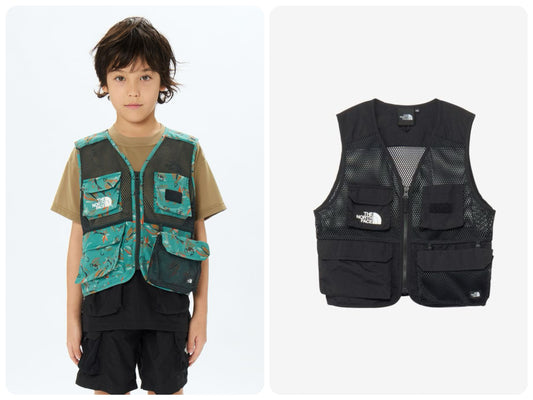日本童裝 TNF 防水系列 靜電護理 山系探險背心外套 110-150cm 男童款/女童款 夏季 OUTERWEAR
