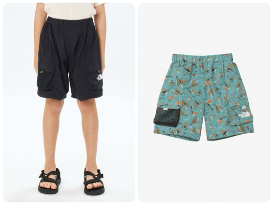 Japanese children's clothing TNF static care sports shorts 130-160cm boys'/girls' summer PANTS 