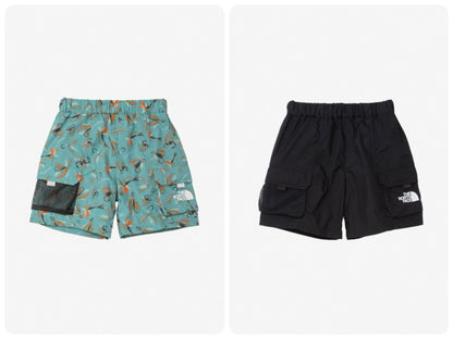 Japanese children's clothing TNF static care sports shorts 100-120cm boys/girls summer PANTS 