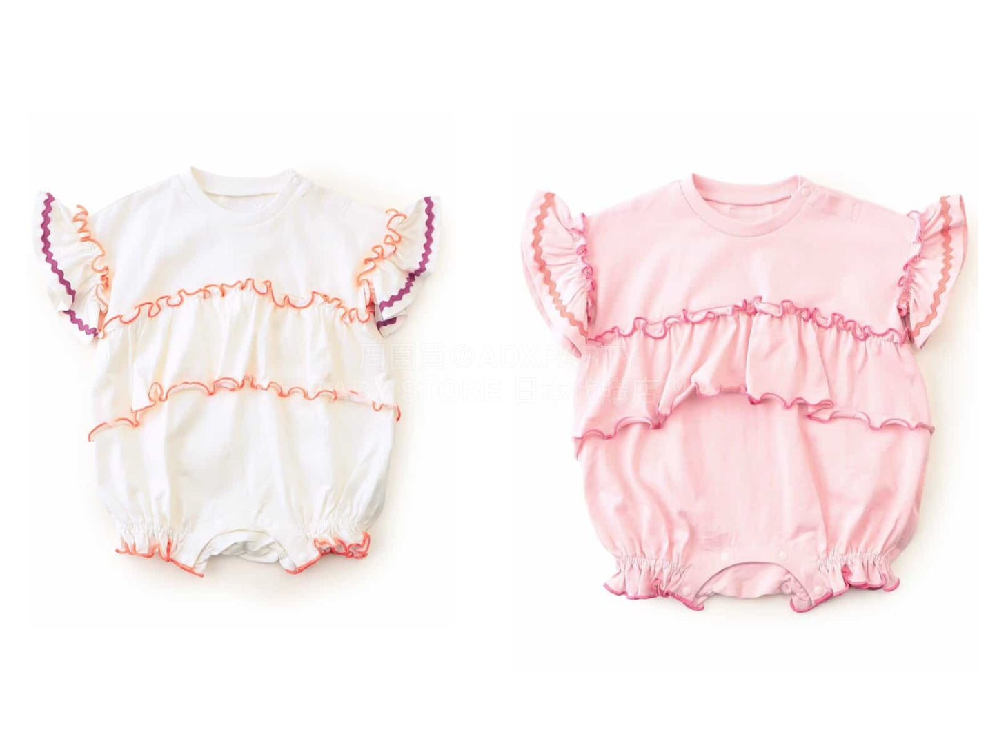 日本童裝 BREEZE 連衣 70-80cm 女童款 初生嬰兒 夏季 Jumpsuit