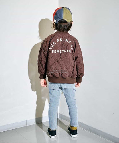 日本童裝 F.O.KIDS 2Way 雙面兩著 刺繡圖案棒球外套 80-140cm 男童款 秋季 OUTERWEAR 其他品牌童裝