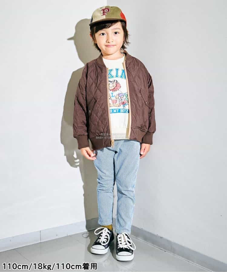 日本童裝 F.O.KIDS 2Way 雙面兩著 刺繡圖案棒球外套 80-140cm 男童款 秋季 OUTERWEAR 其他品牌童裝
