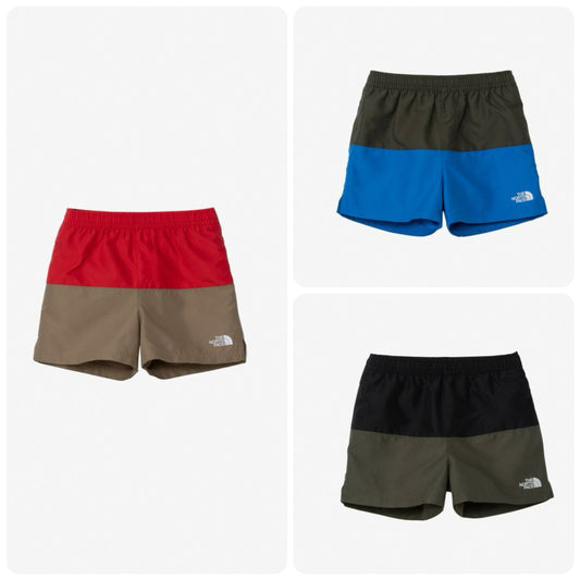 Japanese children's clothing TNF anti-UV waterproof series static care sports shorts 100-120cm boys'/girls' summer PANTS 