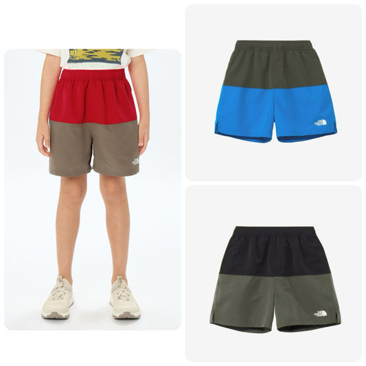 Japanese children's clothing TNF anti-UV waterproof series static care sports shorts 130-160cm boys'/girls' summer PANTS 