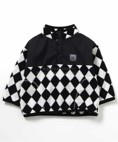 日本童裝 BREEZE 全印花抓毛套頭上衣 90-150cm 男童款 冬季 TOPS