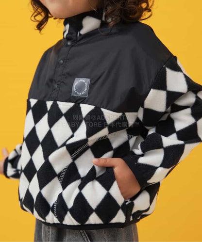 日本童裝 BREEZE 全印花抓毛套頭上衣 90-150cm 男童款 冬季 TOPS