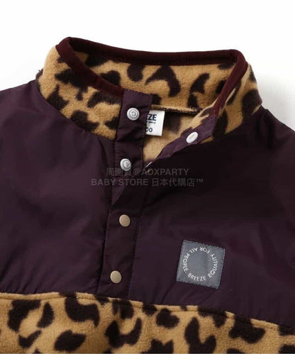 日本童裝 BREEZE 全印花抓毛套頭上衣 90-150cm 男童款 冬季 TOPS