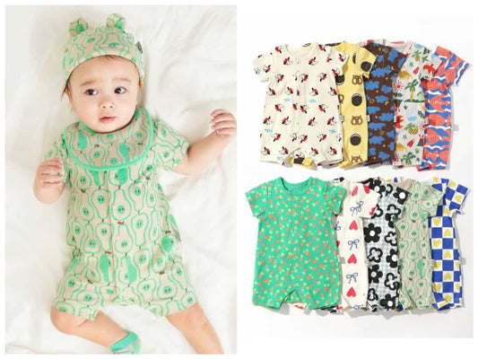 日本童裝 BREEZE 連衣 60-80cm 男童款/女童款 初生嬰兒 夏季 Jumpsuit