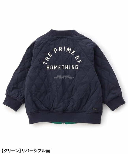 日本童裝 F.O.KIDS 2Way 雙面兩著 刺繡圖案棒球外套 80-140cm 男童款 秋季 OUTERWEAR 其他品牌童裝