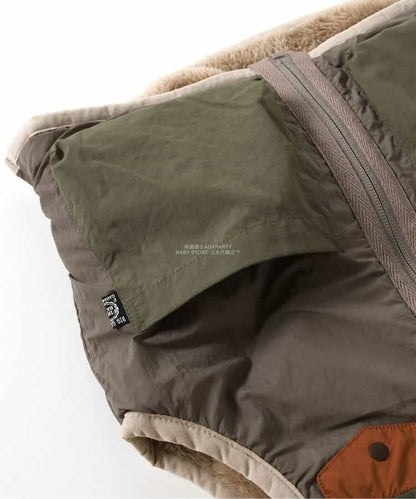 日本童裝 F.O.KIDS 2Way 雙面兩著 絨毛背心外套 80-140cm 男童款 秋季 OUTERWEAR 其他品牌童裝