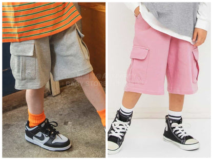 日本童裝 BREEZE 寬版工裝短褲 90-150cm 男童款 夏季 PANTS