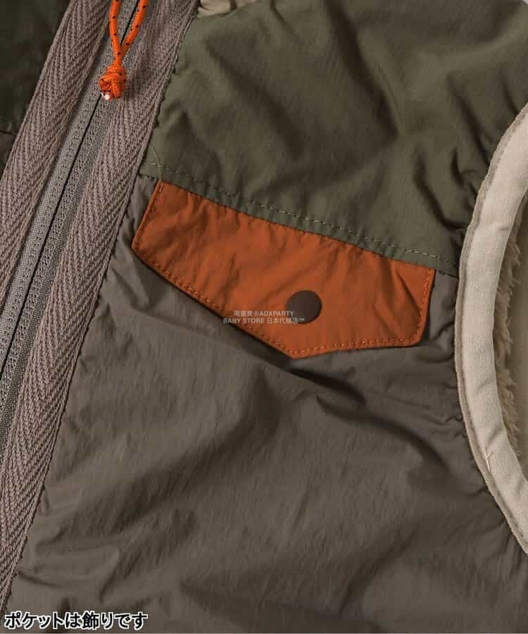 日本童裝 F.O.KIDS 2Way 雙面兩著 絨毛背心外套 80-140cm 男童款 秋季 OUTERWEAR 其他品牌童裝
