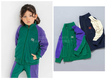 日本童裝 BREEZE 毛巾料運動外套 90-150cm 男童款 夏季 OUTERWEAR