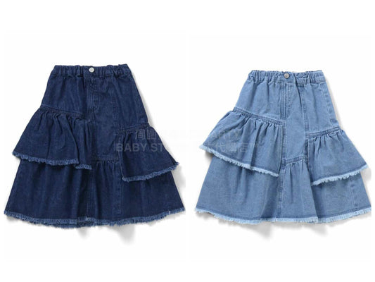 日本童裝 BREEZE 牛仔半裙 90-140cm 女童款 夏季 SKIRTS