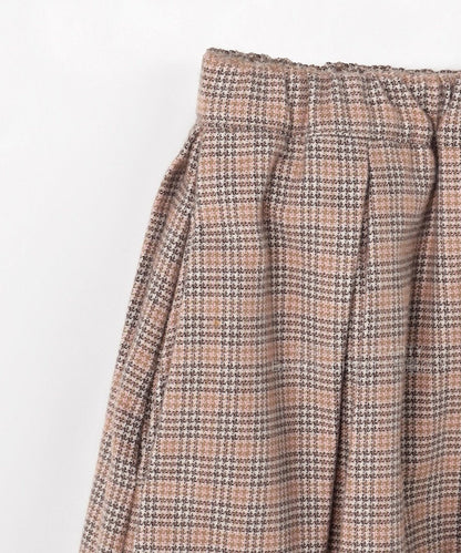 日本童裝 aF#a325 蝴蝶結格仔百摺裙 110-160cm 女童款 秋季 SKIRTS