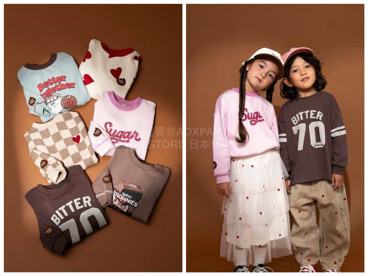 日本童裝 BREEZE 甜蜜變奏印花上衣 80-140cm 男童款/女童款 春季 TOPS