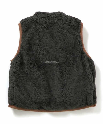 日本童裝 F.O.KIDS 2Way 雙面兩著 絨毛背心外套 80-140cm 男童款 秋季 OUTERWEAR 其他品牌童裝
