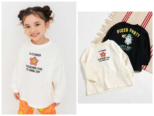 日本童裝 BREEZE 像素印花上衣 80-140cm 男童款/女童款 春季 TOPS