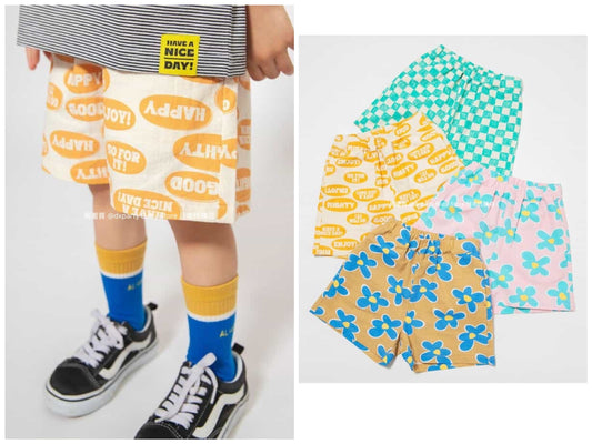 Japanese children's clothing BREEZE casual shorts 90-140cm boys'/girls' summer PANTS 