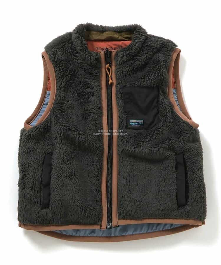 日本童裝 F.O.KIDS 2Way 雙面兩著 絨毛背心外套 80-140cm 男童款 秋季 OUTERWEAR 其他品牌童裝