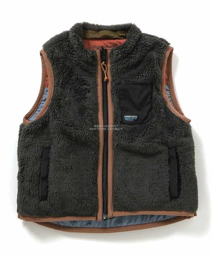 日本童裝 F.O.KIDS 2Way 雙面兩著 絨毛背心外套 80-140cm 男童款 秋季 OUTERWEAR 其他品牌童裝