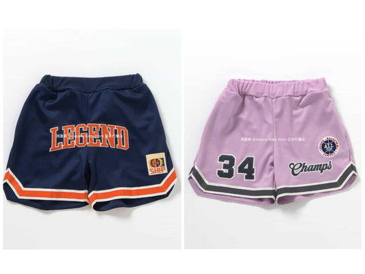 Japanese children's clothing BREEZE basketball shorts 80-140cm boys'/girls' summer PANTS 