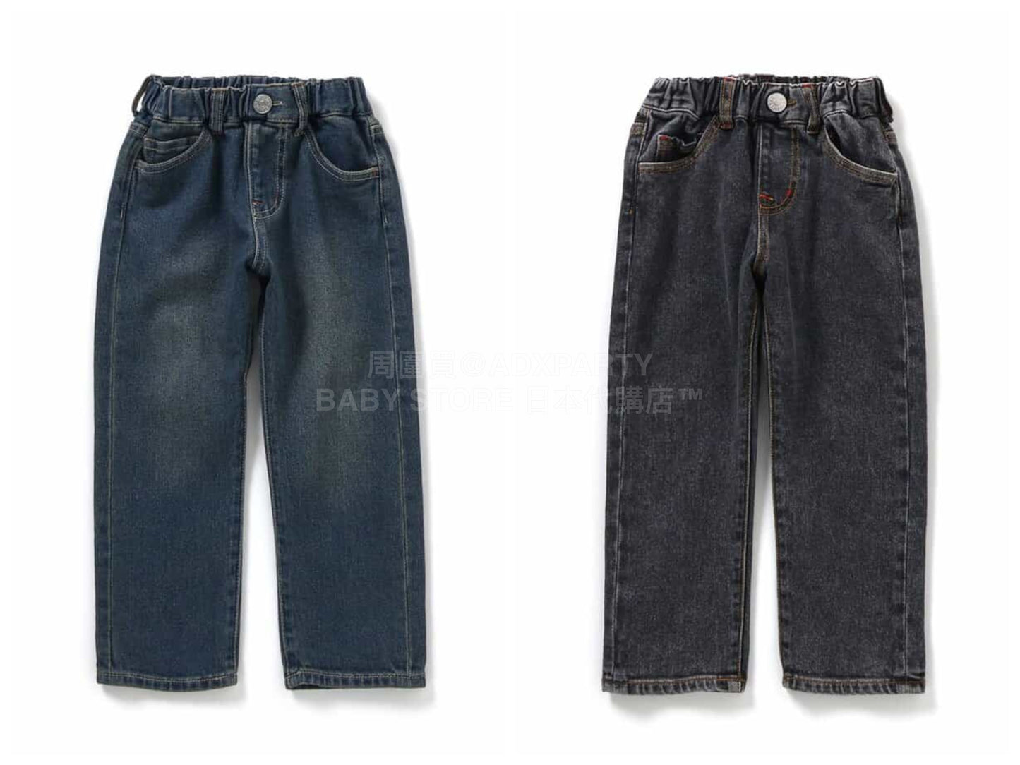 日本童裝 BREEZE 直筒牛仔長褲 90-150cm 男童款/女童款 春季 PANTS