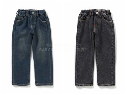 日本童裝 BREEZE 直筒牛仔長褲 90-150cm 男童款/女童款 春季 PANTS