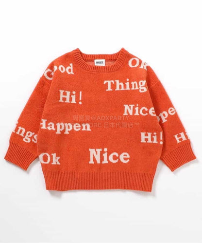 日本童裝 BREEZE 針織毛衣 80-140cm 男童款/女童款 冬季 TOPS