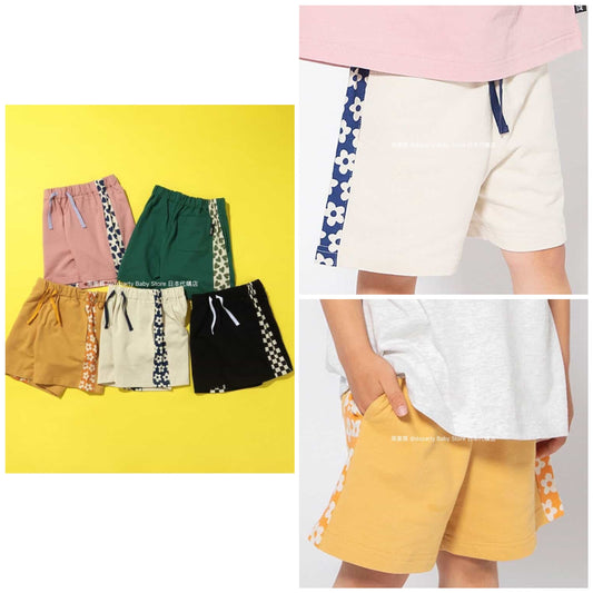 Japanese children's clothing BREEZE side pattern shorts 80-140cm boys/girls summer PANTS 