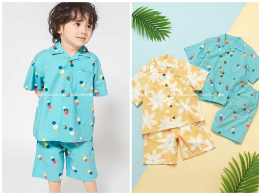 BREEZE Summer Shirt Two-Piece Set (80-140cm) for Boys (Summer TOPS PANTS) 