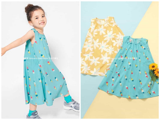 Japanese BREEZE Summer Dresses for Girls (80-140cm) 