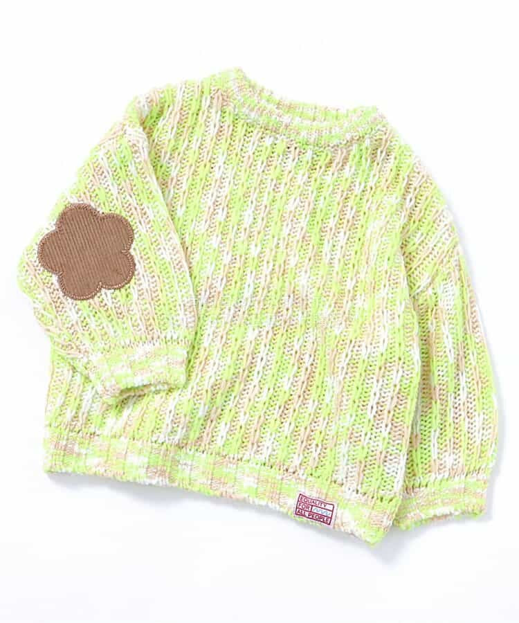 日本童裝 BREEZE 貼布針織毛衣 80-140cm 男童款/女童款 冬季 TOPS