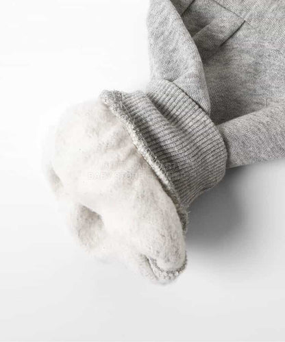 日本童裝 BREEZE 心型袋衛衣裙 80-140cm 女童款 冬季 DRESSES