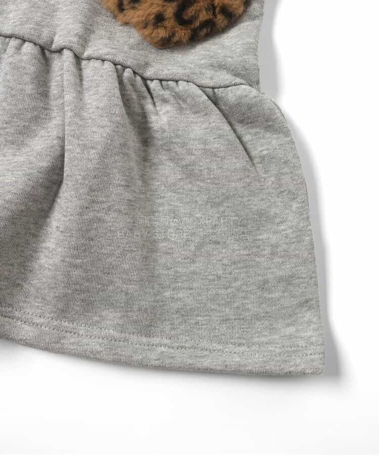 日本童裝 BREEZE 心型袋衛衣裙 80-140cm 女童款 冬季 DRESSES