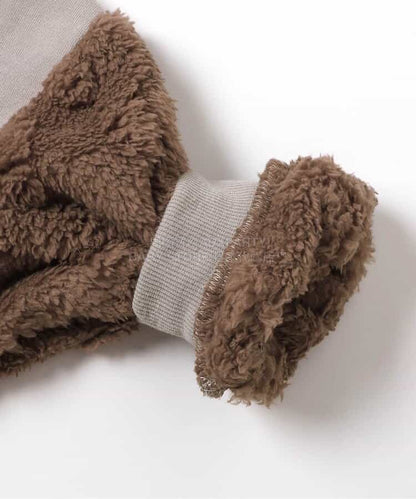 日本童裝 BREEZE 抓毛提花毛絨袖衛衣 80-140cm 男童款/女童款 冬季 TOPS