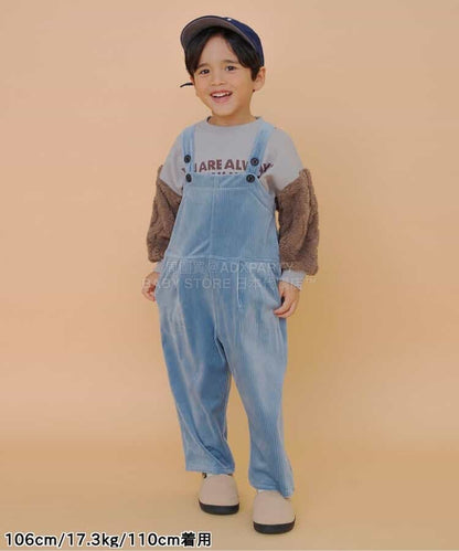 日本童裝 BREEZE 抓毛提花毛絨袖衛衣 80-140cm 男童款/女童款 冬季 TOPS