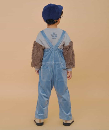 日本童裝 BREEZE 抓毛提花毛絨袖衛衣 80-140cm 男童款/女童款 冬季 TOPS