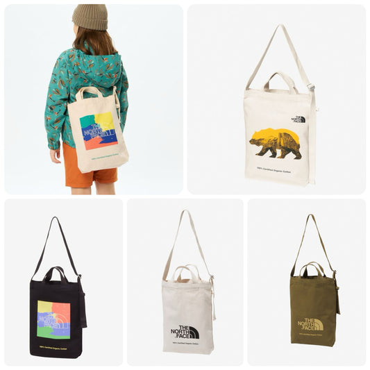 TNF Organic Cotton Crossbody Bags for Kids (Direct from Japan) Other Brands 