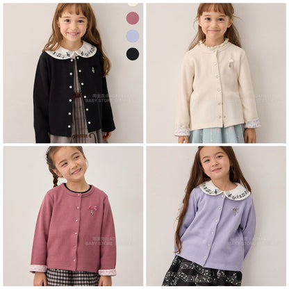 日本童裝 aF#a325 超靚內襯簡約外套 100-160cm 女童款 秋季 OUTERWEAR