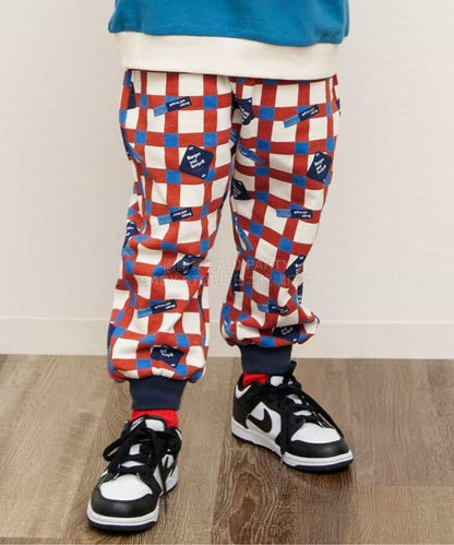 日本童裝 BREEZE 印花休閒長褲 80-140cm 男童款 冬季 PANTS