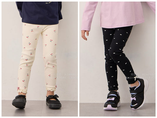 日本童裝 aF#a325 彈力打底褲 90-130cm 女童款 秋季 PANTS