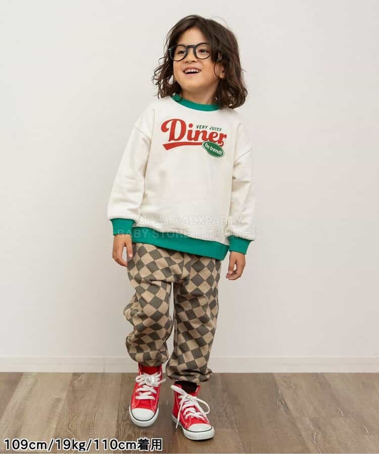 日本童裝 BREEZE 印花休閒長褲 80-140cm 男童款 冬季 PANTS