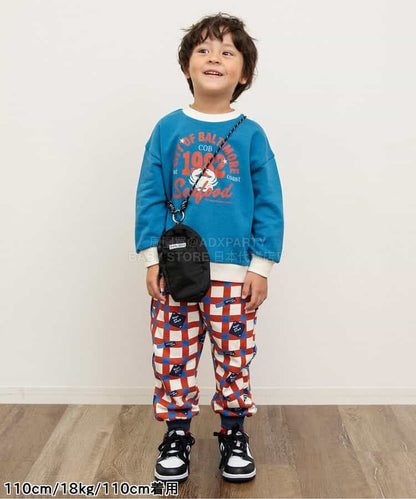 日本童裝 BREEZE 印花休閒長褲 80-140cm 男童款 冬季 PANTS