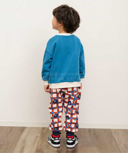 日本童裝 BREEZE 印花休閒長褲 80-140cm 男童款 冬季 PANTS